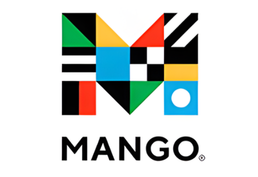 Mango Languages colorful flag logo in the shape of an "M"