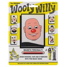 Wooly Willy yellow and white game package with magnetic filings