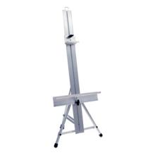 small, silver easel