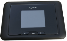 Hotspot with digital display screen and 3 navigation buttons