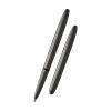 sleek, black pen with cap